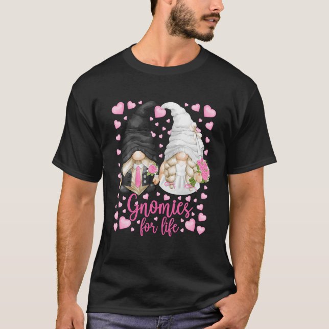 Camiseta Novia Y Gnomías De Cebolla Para La Vida Para El So (Anverso)