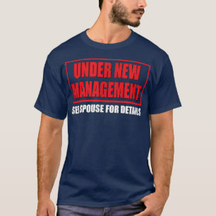Camiseta Novia y Groom TU bajo nueva administración Véase c