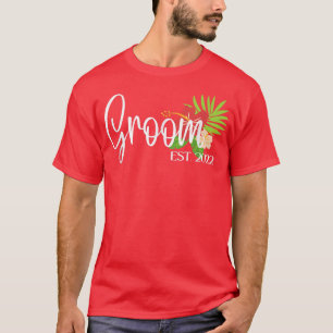 Camiseta Novia Y Luna De Miel De Groom Acaban De Casarse Co