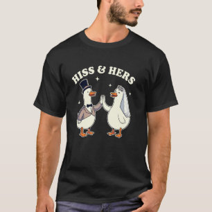 Camiseta Novia y Novio Novia Por Casar Tonto Ganso Boda Sil