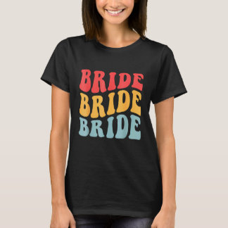 Camiseta Novia Yo Hago Tripulación Retro Fiesta de Despedid