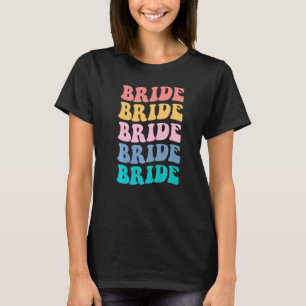 Camiseta Novia Yo Hago Tripulación Retro Fiesta de Despedid