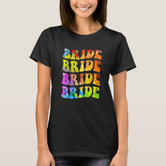Camiseta Novia Yo Hago Tripulación Tinte de Nudo Fiesta de 