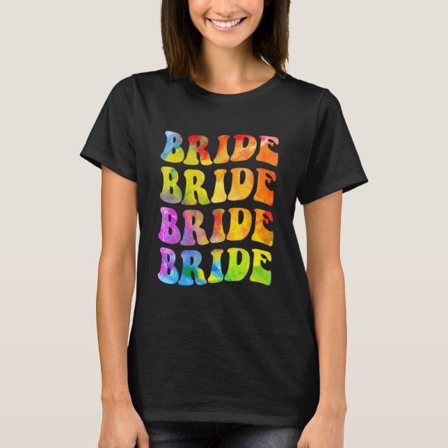 Camiseta Novia Yo Sí Trigo Tye Bachelorette Party Brie B (Anverso)