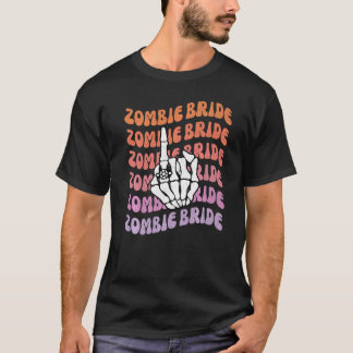 Camiseta Novia Zombi Hasta Que La Muerte Nos Separe Fiesta
