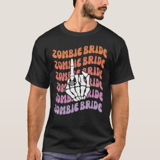 Camiseta Novia Zombi Hasta que la Muerte nos Separe Fiesta 