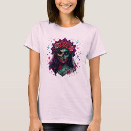 Camiseta Novia zombi Horror Halloween Art
