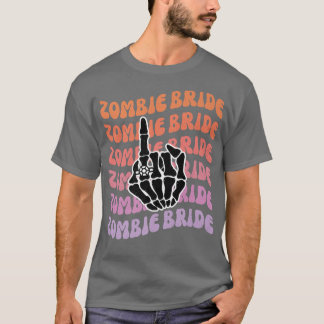 Camiseta Novia Zombie Hasta Que La Muerte Nos Separe Fiesta