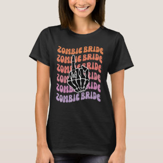 Camiseta Novia Zombie Hasta que la Muerte nos Separe Fiesta