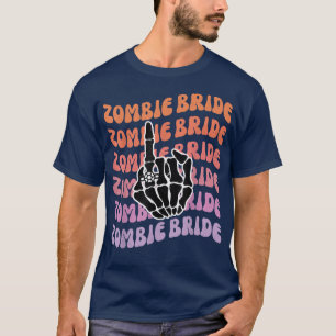 Camiseta Novia Zombie Hasta Que La Muerte Nos Separe Fiesta