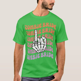 Camiseta Novia Zombie Hasta que la Muerte Nos Separe Fiesta