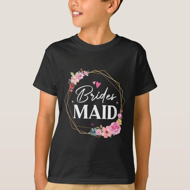 Camiseta Noviaria Flor Bachelorette Bridal Shower Novia (Anverso)