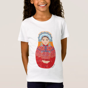 Camiseta Novias chinas Matryoshka Chicas