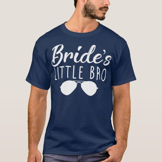 Camiseta Novias de boda pequeño hermano Guay tee niños homb (Anverso)