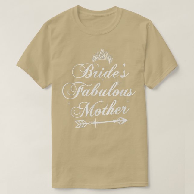 Camiseta Novias Fabulous Mother Couples Funny Wedding Party (Diseño del anverso)