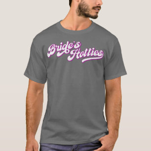 Camiseta Novias Hotties de la Novia Retro 22 Boda Combinand