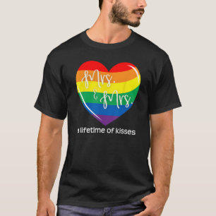 Camiseta Novias LGBTQ, parejas de lesbianas, señora del org