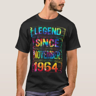 Camiseta Noviembre 58 Años Desde 1964 58º Cumpleaños Ti
