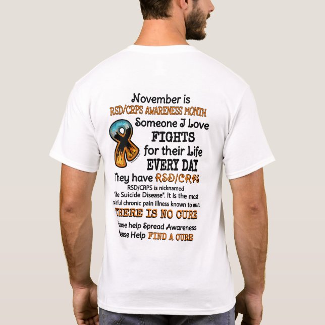 Camiseta Noviembre... Alguien a quien amo las peleas (Reverso)