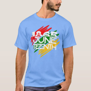 Camiseta Noviembre Americano Africano 1865 Bandera Orgullo 