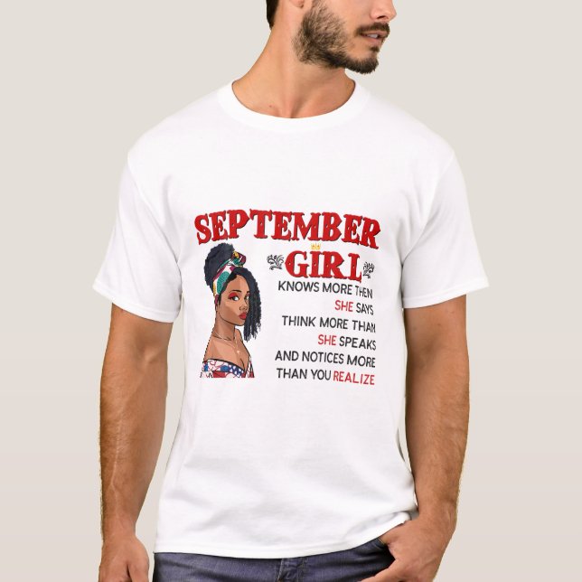 Camiseta Noviembre Chica Cumpleaños Virgo Estadounidense de (Anverso)