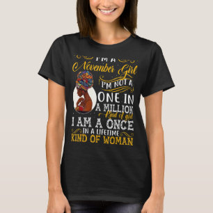 Camiseta Noviembre Chica Nacido En Noviembre De Black Sagit
