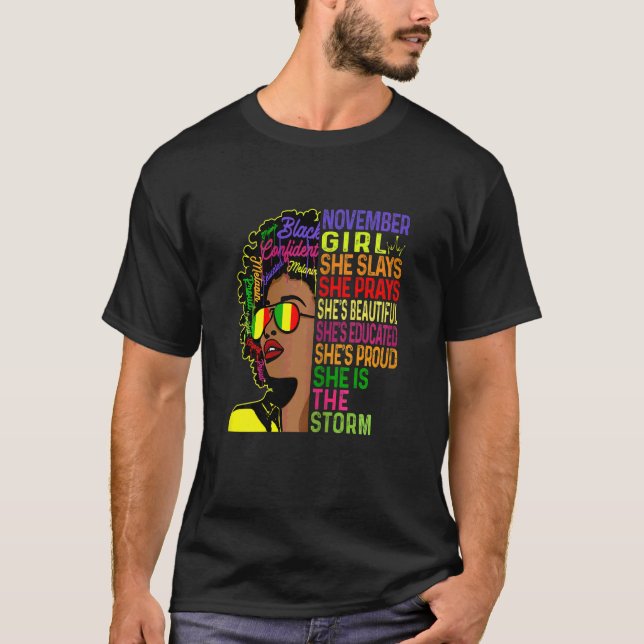 Camiseta Noviembre Chicas Noviembre Chica Ella (Anverso)
