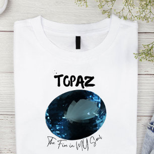Camiseta Noviembre Cumpleaños Topaz