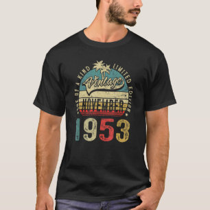 Camiseta Noviembre de 1953 69 años 69 años de edad Hombres