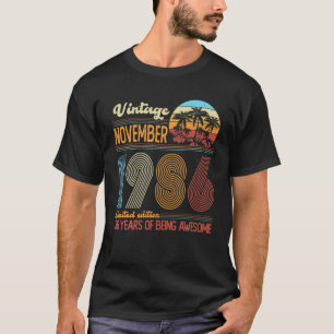 Camiseta Noviembre De 1986 36 Años De Edad 36º Cumpleaño
