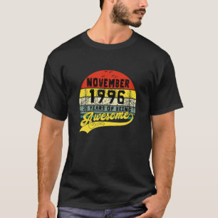 Camiseta Noviembre De 1996 26 Años De Edad Asombrosa 26º Na
