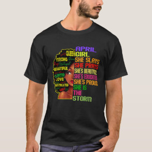 Camiseta Noviembre de 2014: Orgullo de historia negra de Áf