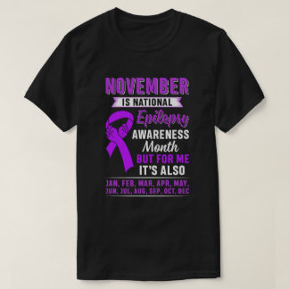 Camiseta Noviembre es el mes de la Conciencia sobre la Epil