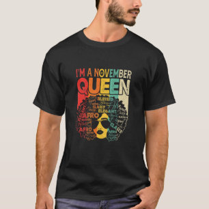 Camiseta Noviembre: Mujeres en la Reina de África Negra