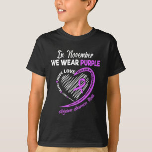 Camiseta Noviembre Nosotros Usamos Cinta Morada Alzheimerhe