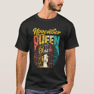 Camiseta Noviembre Reina Junonera Nacida En Noviembre Chica