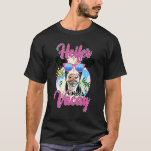 Camiseta Novilla Necesita Unas Vacaciones Chica De La Granj