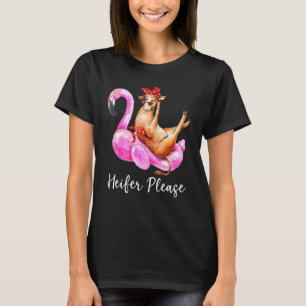 Camiseta Novilla Por Favor Flamingo Flota Bandana Vaca