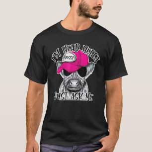 Camiseta Novilla Soy la Jefa Novilla Vaca Occidental Countr