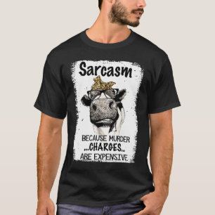 Camiseta Novilla Vaca Sarcasmo Porque Cargos De Asesinato C