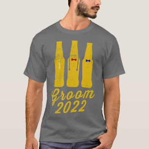 Camiseta Novio 2022 Groomsmen divertidos fiesta de soltero 