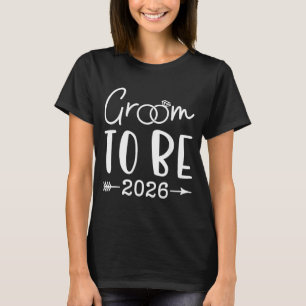 Camiseta Novio a Ser 2026 Futuro Esposo Soltero Boda