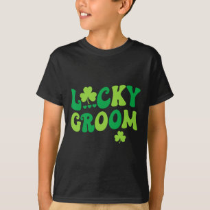 Camiseta Novio Afortunado Novia Parejas Bodas Coincidentes