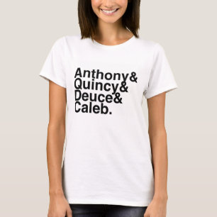 Camiseta Novio Anthony, Quincy, Deuce, Caleb del libro