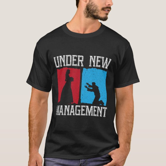 Camiseta Novio bajo nueva administración fiesta de despedid (Anverso)