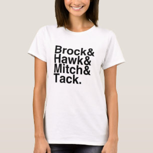 Camiseta Novio Brock, halcón, Mitch, tachuela del libro