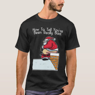 Camiseta Novio cómico de Santa Claus Badass Navidades feos