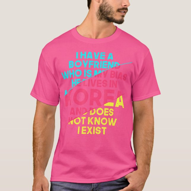 Camiseta Novio Coreano Pop Bias K-Pop (Anverso)