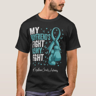 Camiseta Novio de Cinta verde azulada Myasthenia Gravis Awa