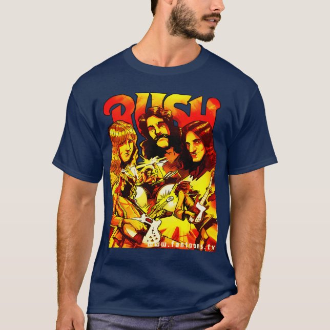 Camiseta Novio de la banda de Rush (Anverso)